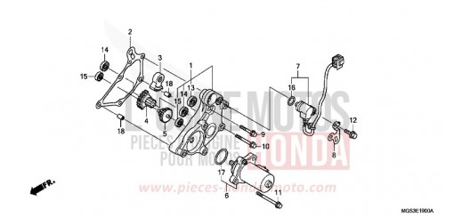 INGRANAGGIO RIDUTTORE NC700XDD di 2013